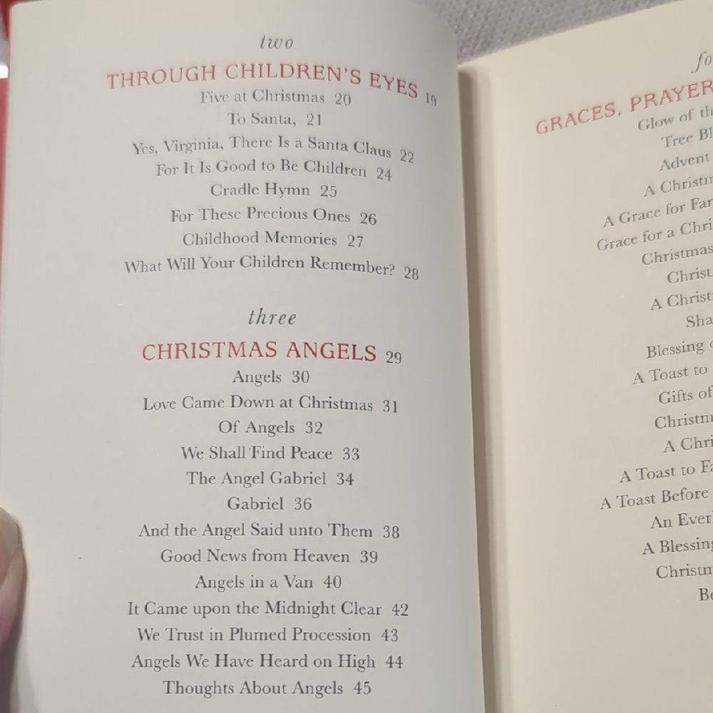 Christmas Blessings Prayers and Poems Book - Picture 6 of 9